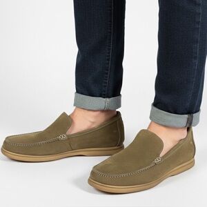 johnnie-O   Men olive Loafers size 11 M